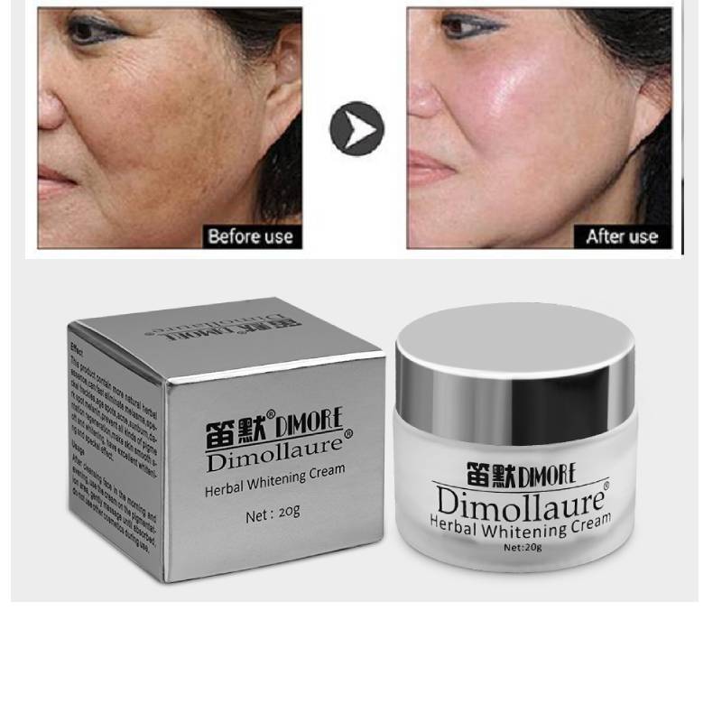 Skincare Herbal - Dimollaure Отбеливающий крем от веснушек Увлажняющий