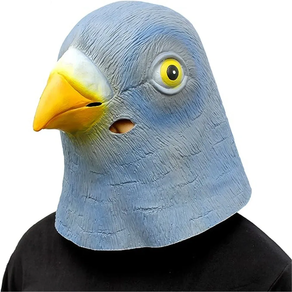 Skincare Pigeon - Новая маска голубя, латексный головной убор