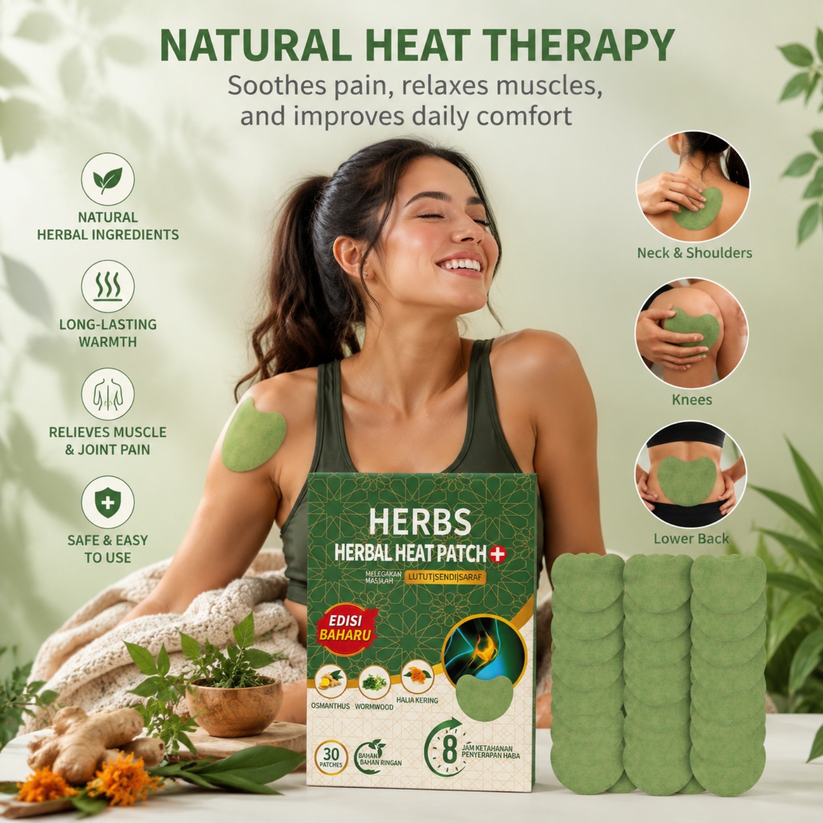 30 шт. травяных пластырей для  – обзор и цена Skincare Herbal