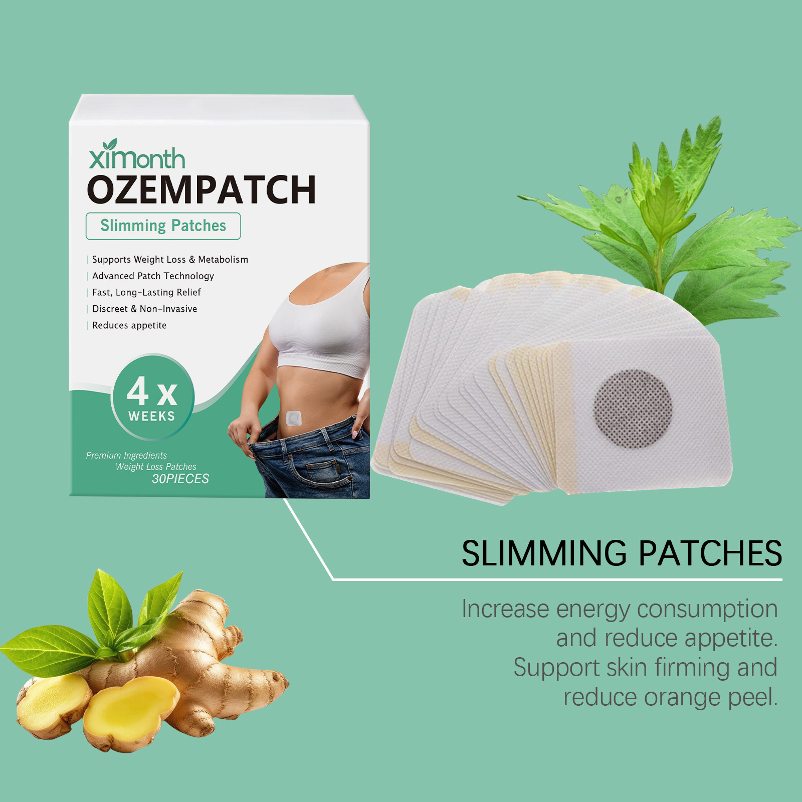 Пластыри для коррекции фигуры  – обзор и цена Skincare Herbal